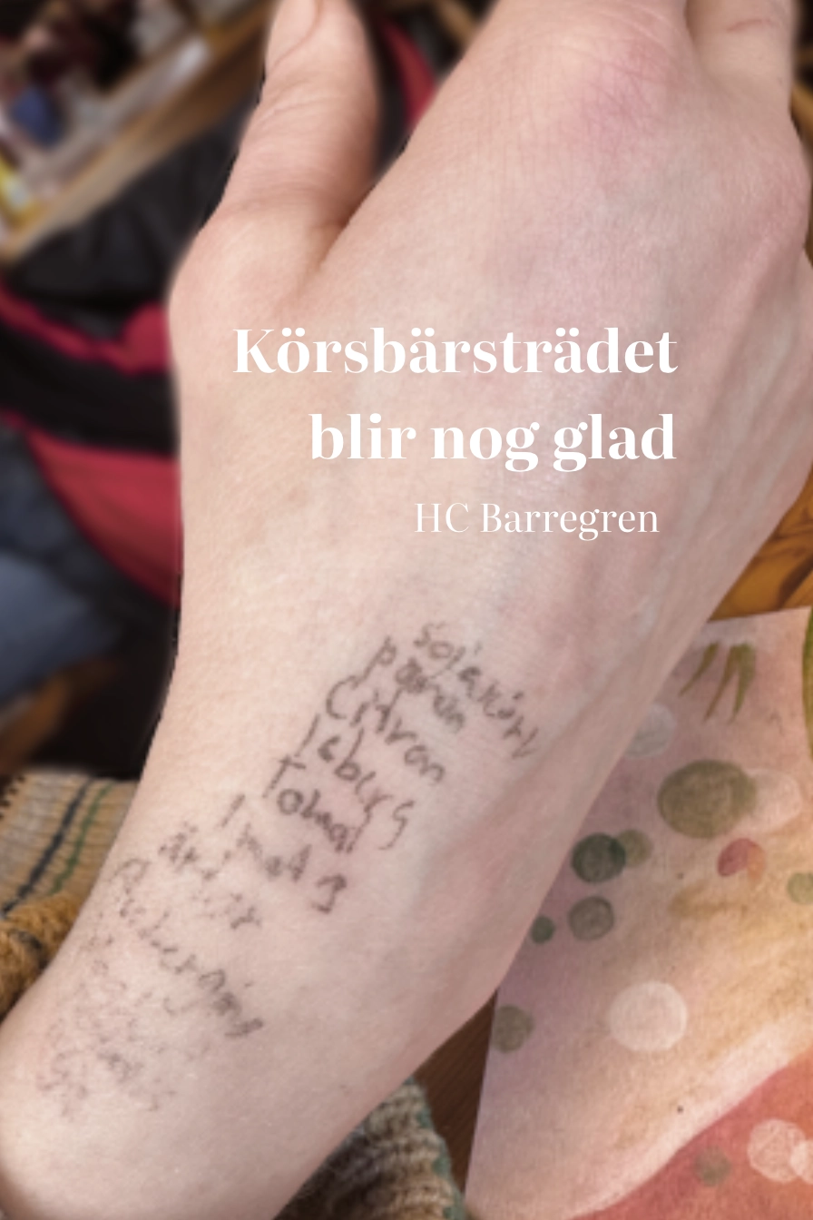 Omslag: Körsbärsträdet blir nog glad